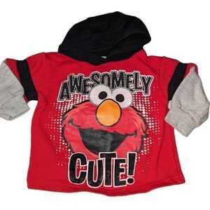 Vintage Sesame Street Elmo hooded sweatshirt‎ size 12 months